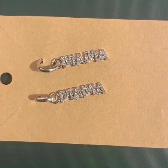New MAMA Drop Dangle Earrings - Picture 1 of 3